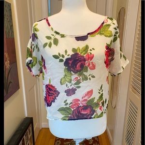 🌞 Black poppy top